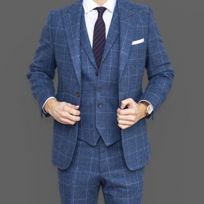 Klassieke Wollen Blazer — Antraciet